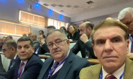 The participation of the President of Al-Kitab University, Prof. Dr. Ayad Barznchy, in the opening of the work of the 55th session of the meetings of the permanent office of the Association of Arab Universities, which began its work in Tunisia today (Saturday)..