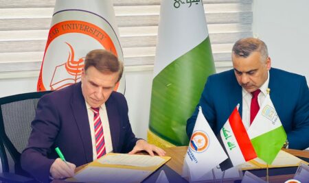 جامعة_الكتاب توقع اتفاقية تعاون علمي مشترك مع جامعة نينوى
